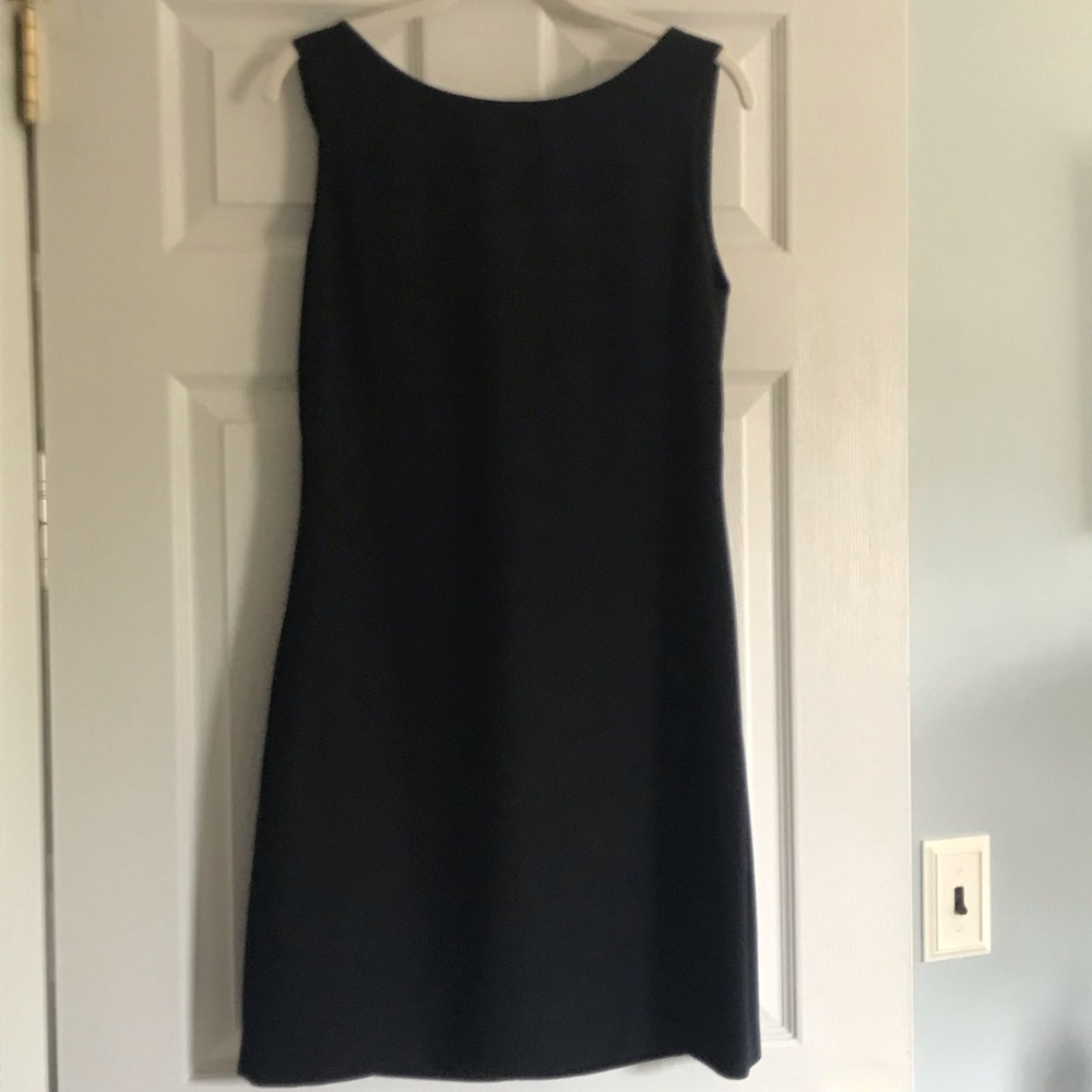 Ann Taylor Loft Black Sleeveless Shift Dress